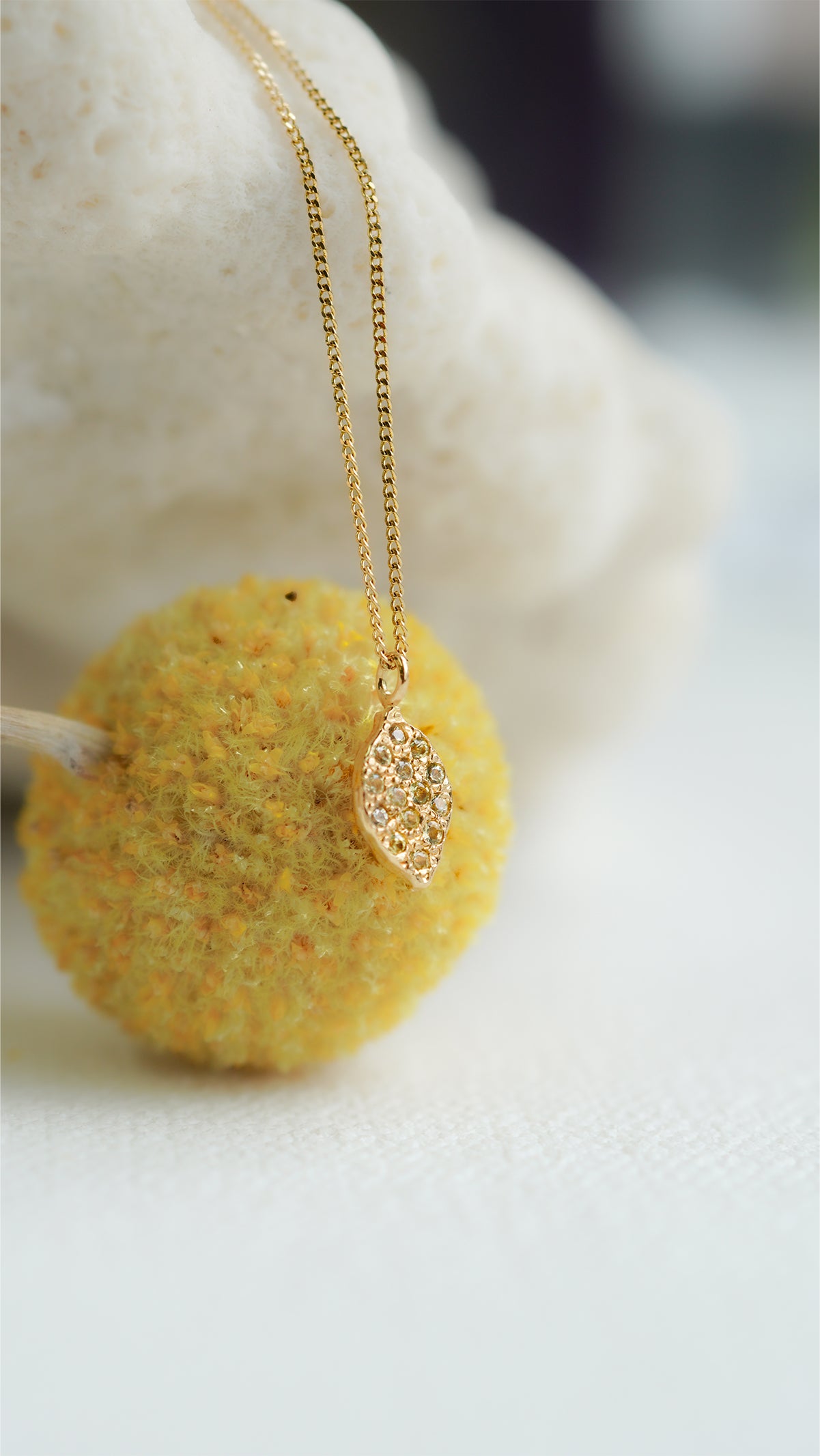 hn-20fw-543 フルーツパヴェ lemon レモン ネックレス / ゴールド