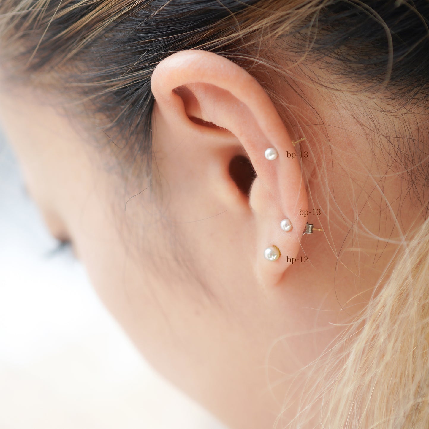 bp-12 ナチュラルパールピアス