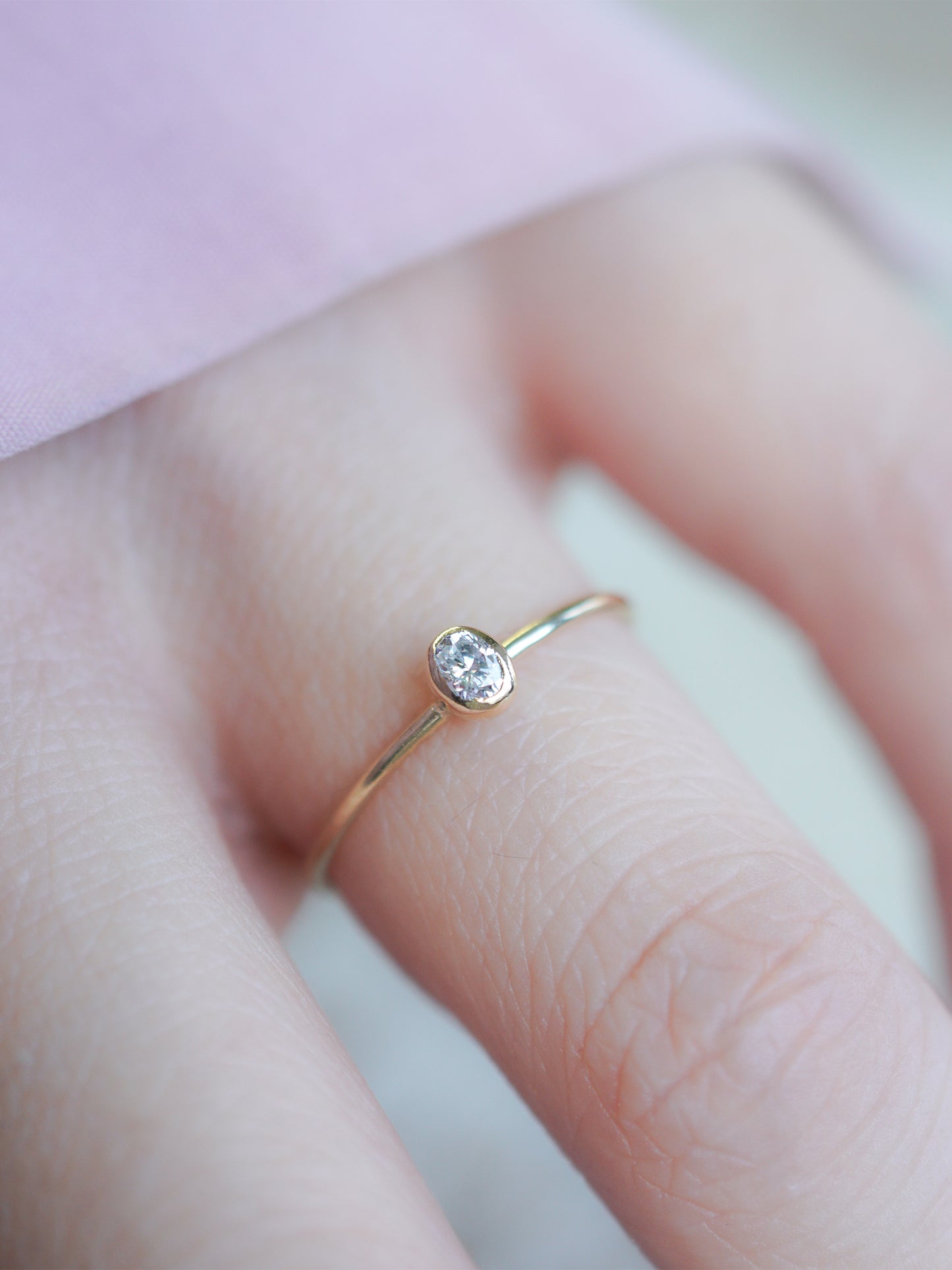 hr-358 オーバルダイヤリング