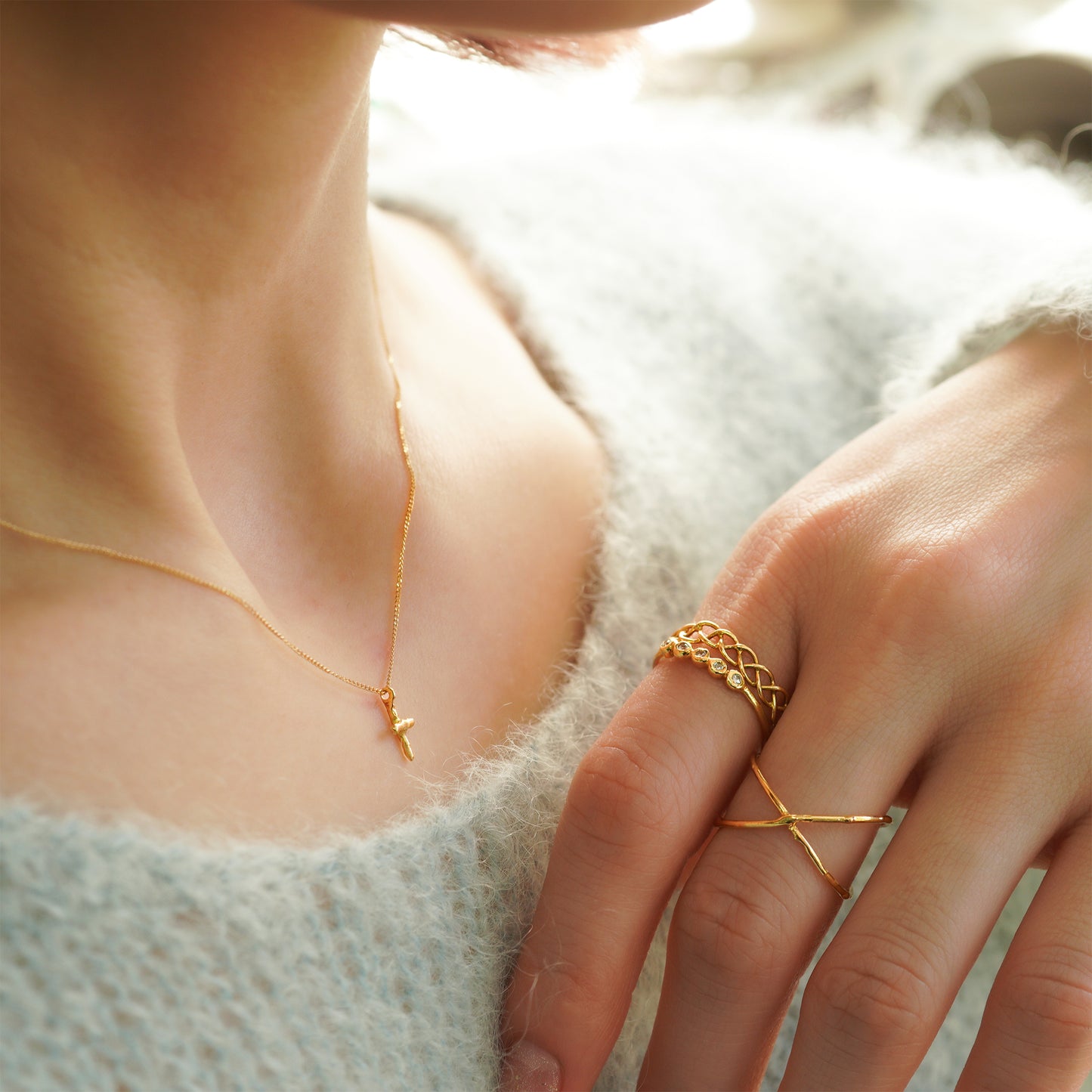 hr-10w-289 5石ダイヤモンドリング