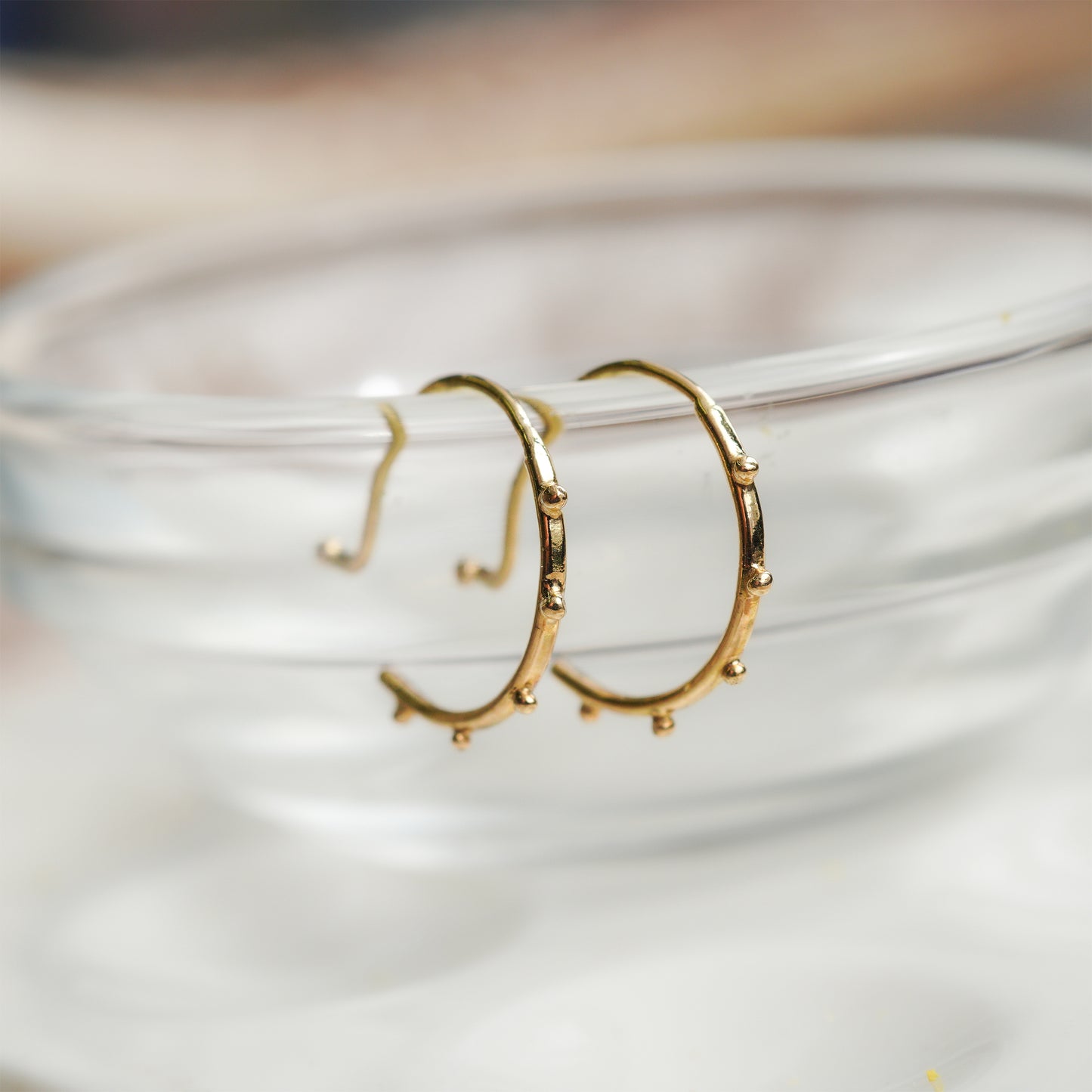 hp-458 ドット フープ ピアス