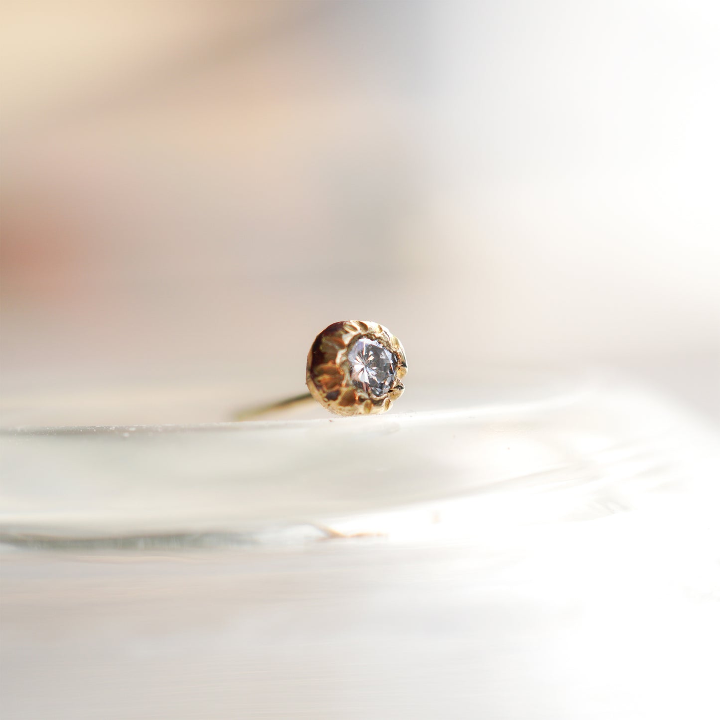 h-p-7-7-125 おまんじゅうダイヤピアス