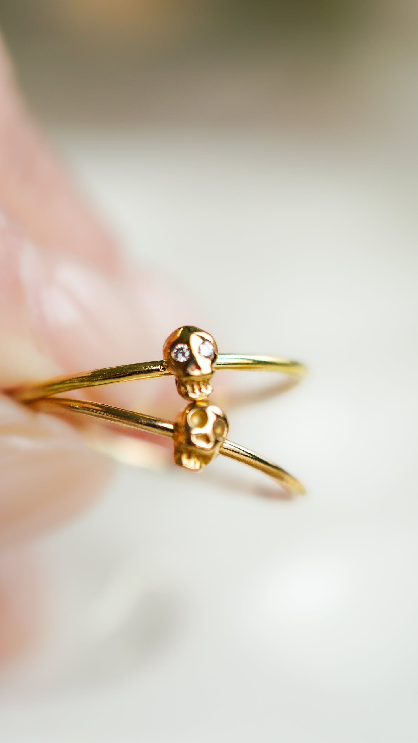 h-r-8-2-181 スカルリング - ダイヤ