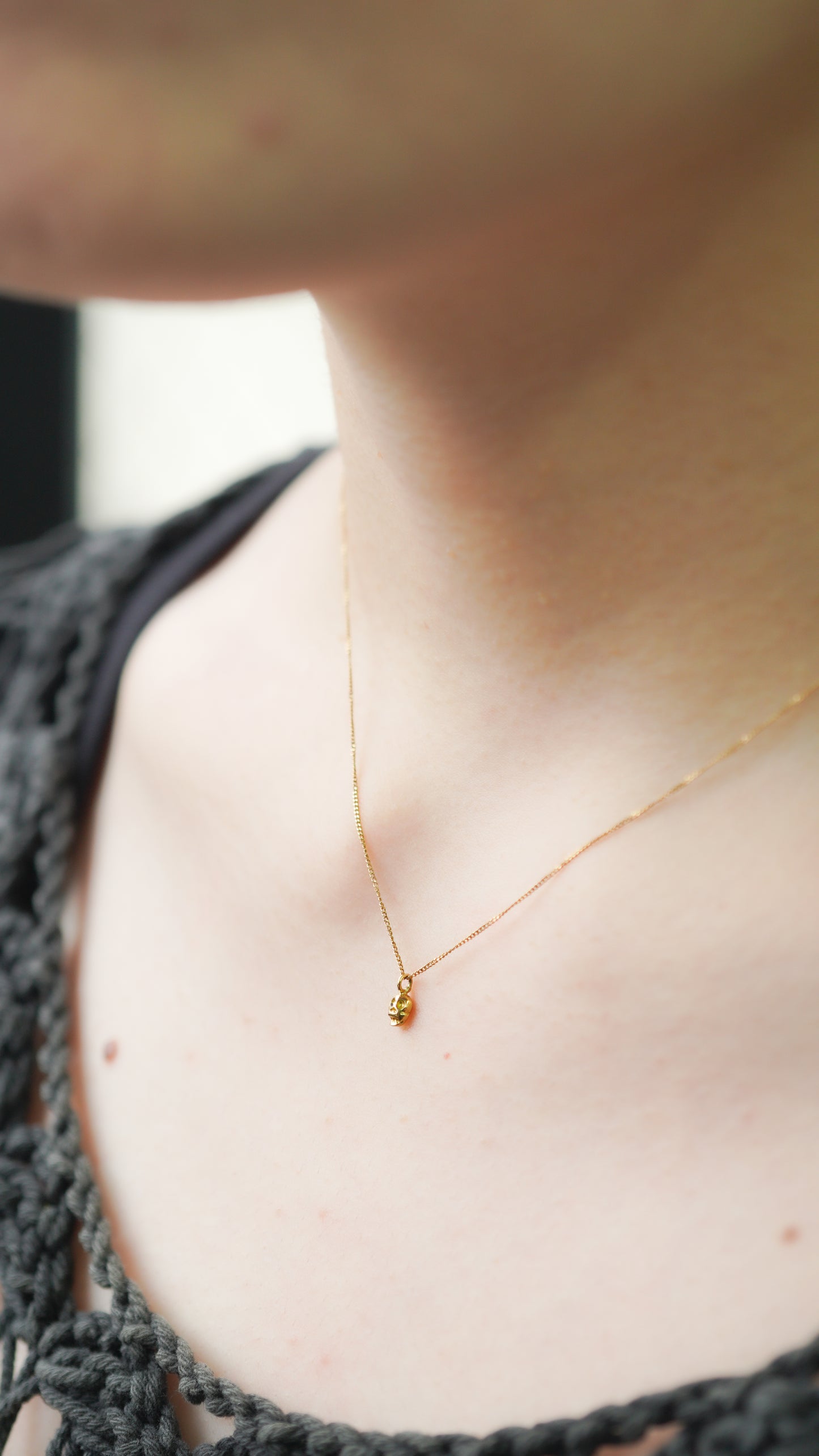 h-n-6-2-99 スカルネックレス