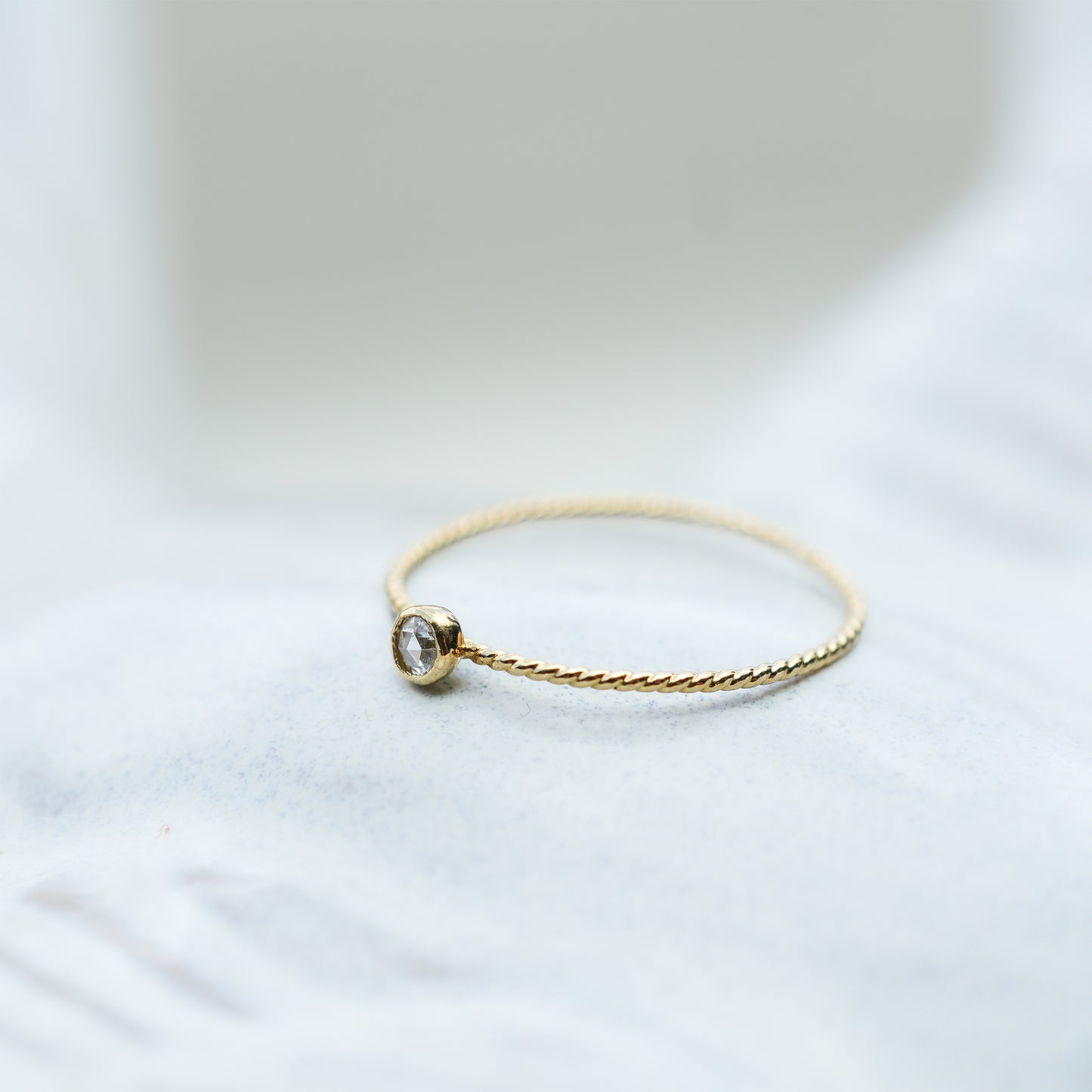 hr-292 ミニローズカットダイヤリング