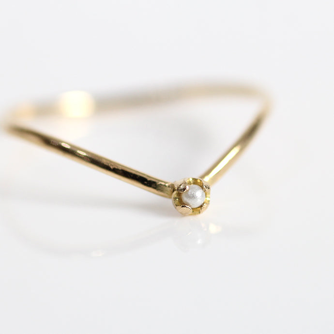 hr-19fw-551 4つ爪ミニパール Vリング