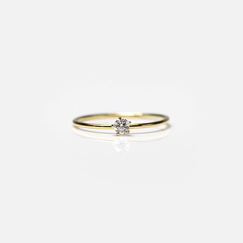 hr-20fw-560 5つ爪ダイヤ リング / ゴールド