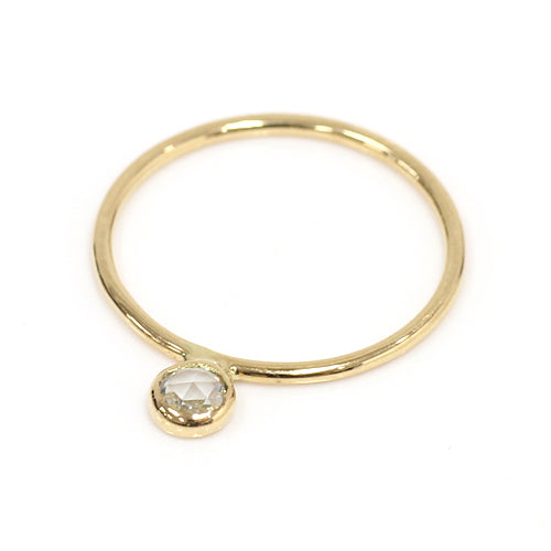 hr-447 ルーペ ローズカットダイヤ リング