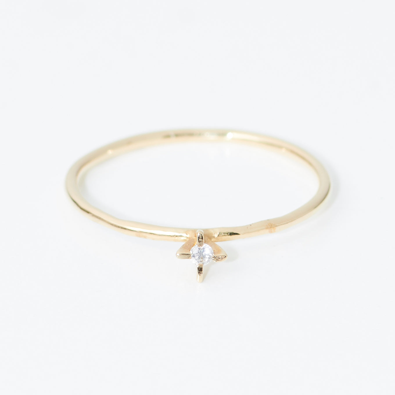 hr-19fw-546 ミニ立て爪 リング /ダイヤ / ルビー / サファイヤ / エメラルド