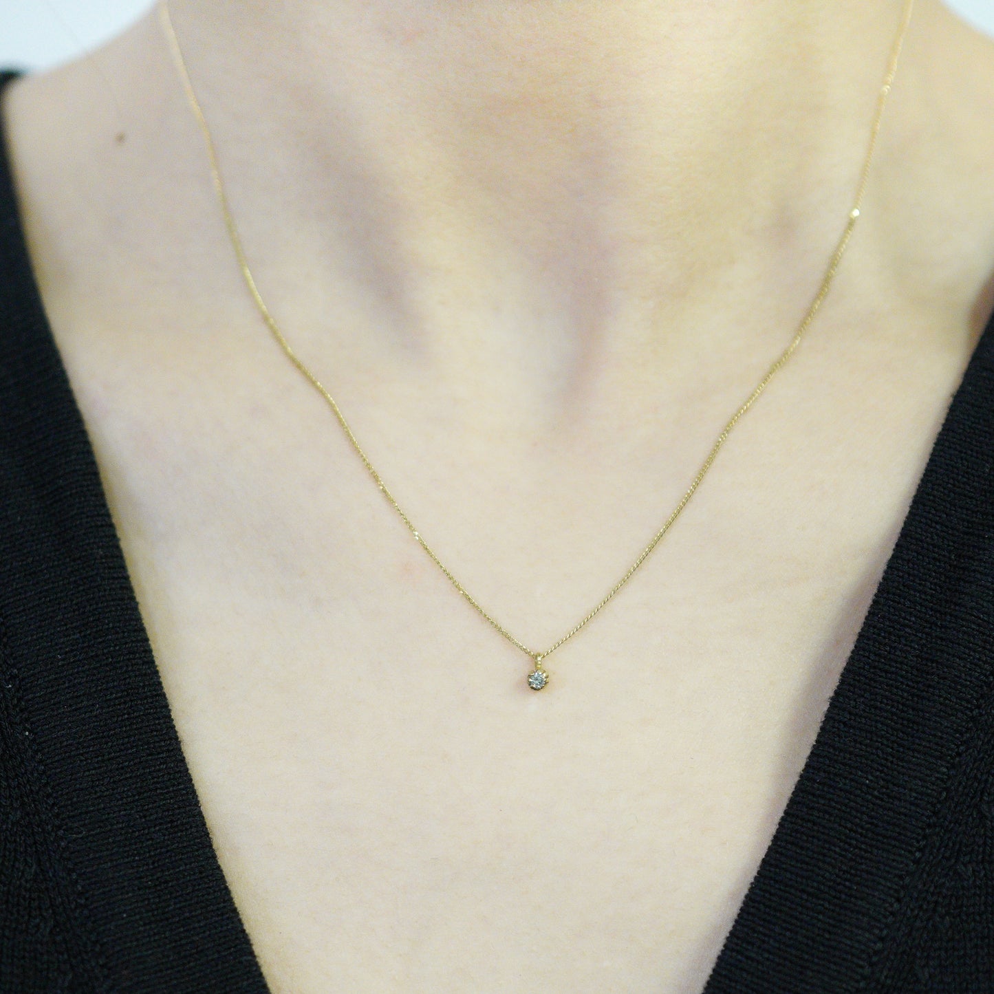 h-n-7-2-141 ミニダイヤモンドネックレス