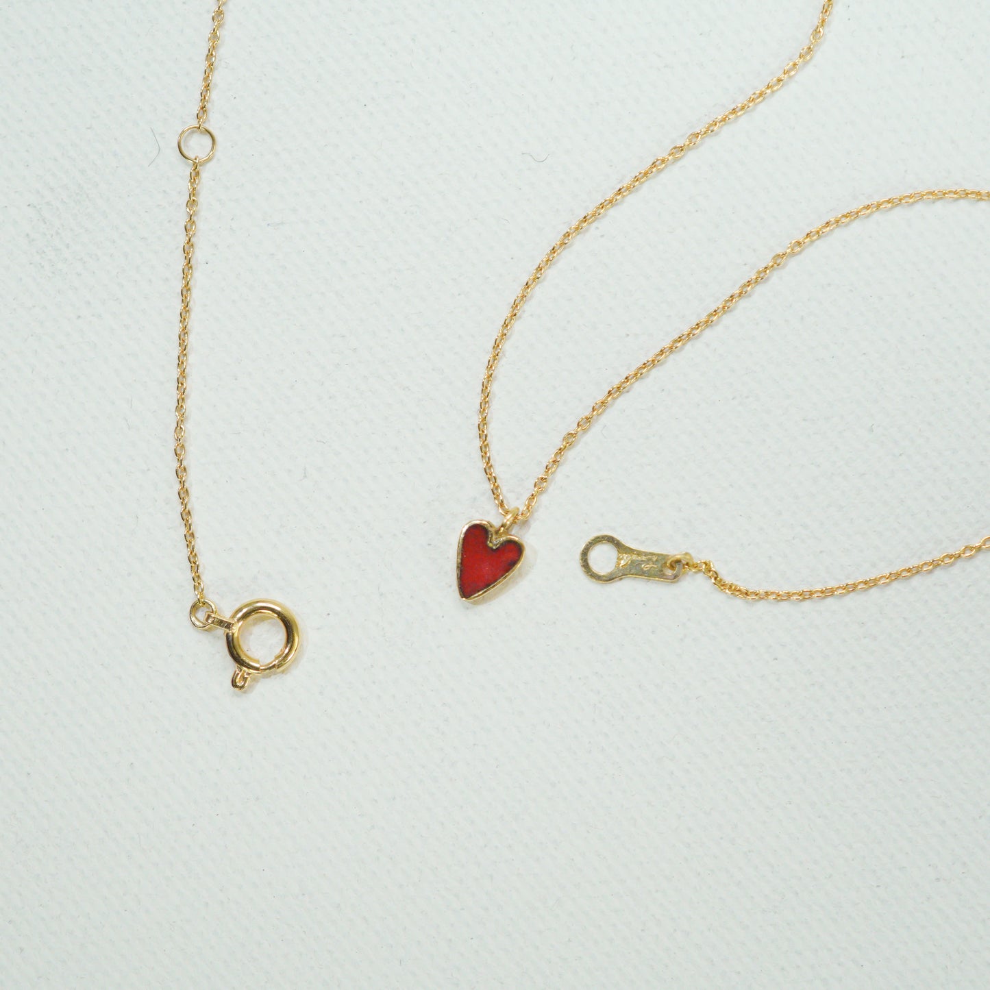 hn-367 七宝焼ハート ネックレス