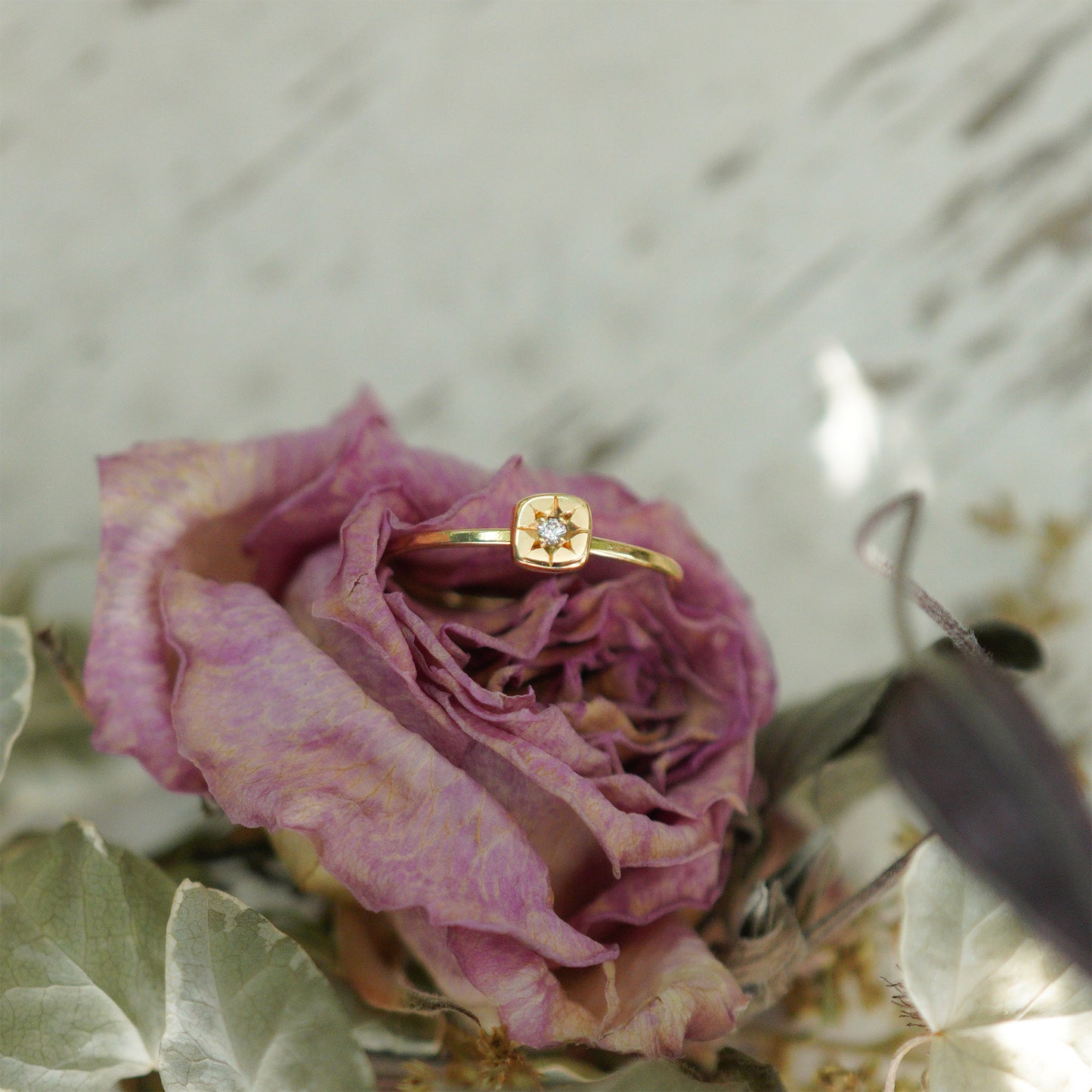 hr-499-16s 星留めダイヤリング 1