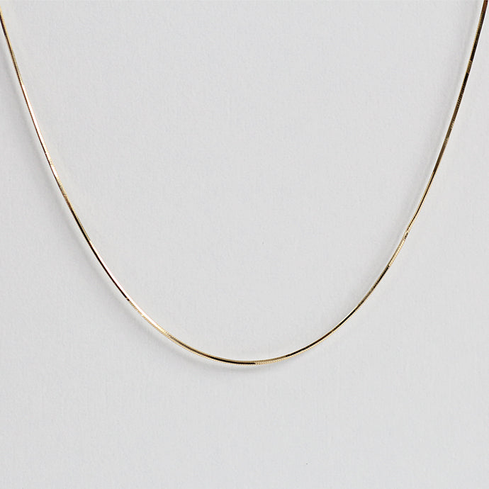 hn-495-17w 極細スネークチェーンネックレス