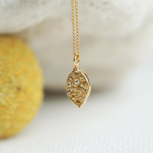 hn-20fw-543 フルーツパヴェ lemon レモン ネックレス / ゴールド