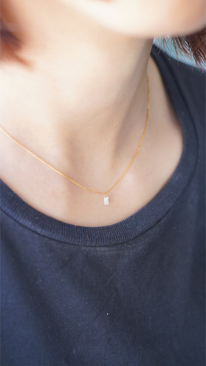 バケットダイヤモンドネックレス hn-466-L