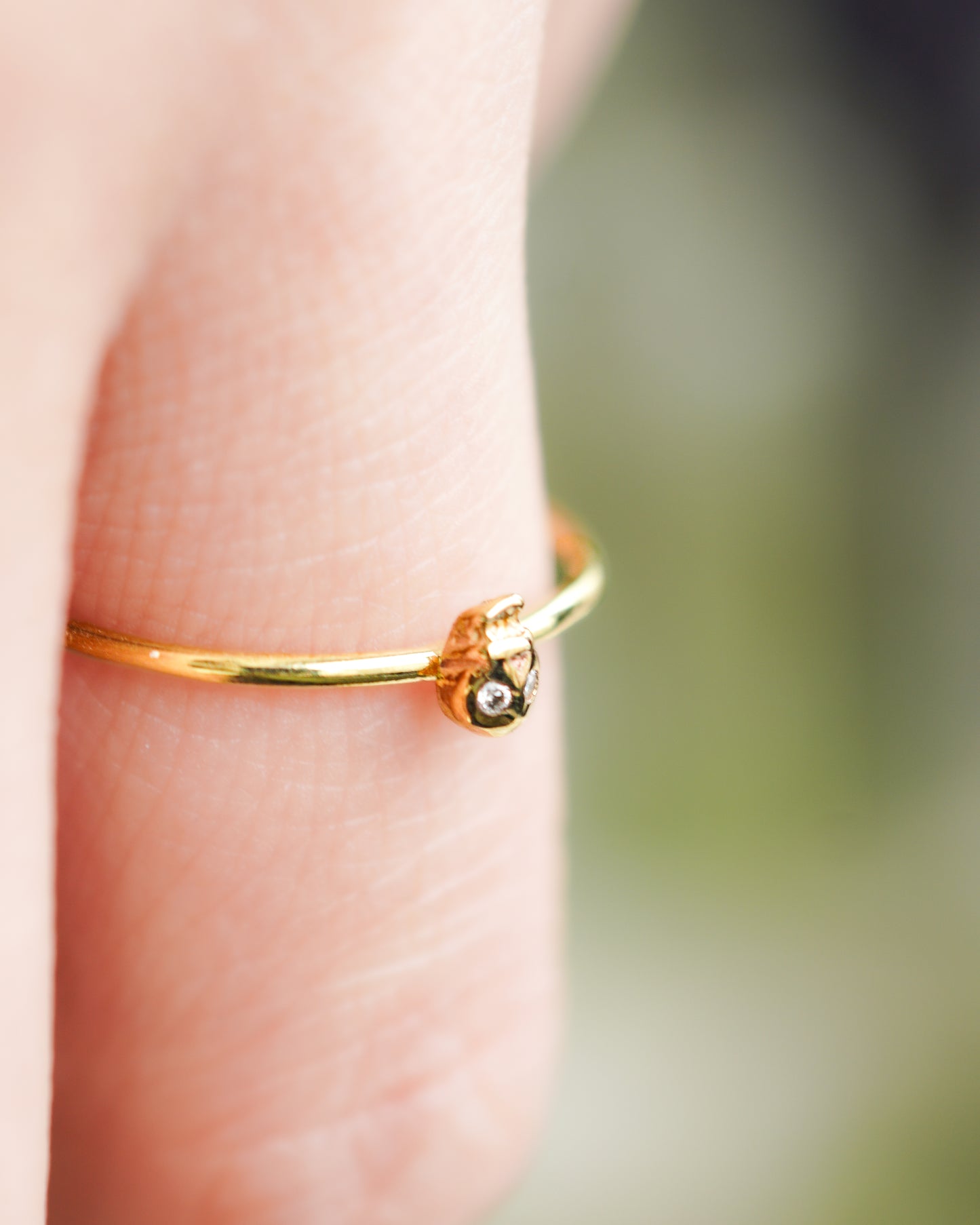 h-r-8-2-181 スカルリング - ダイヤ