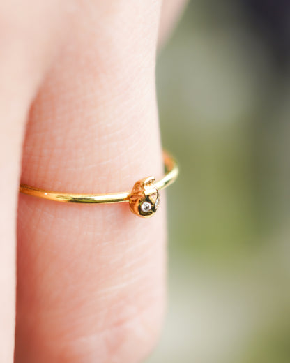 h-r-8-2-181 スカルリング - ダイヤ