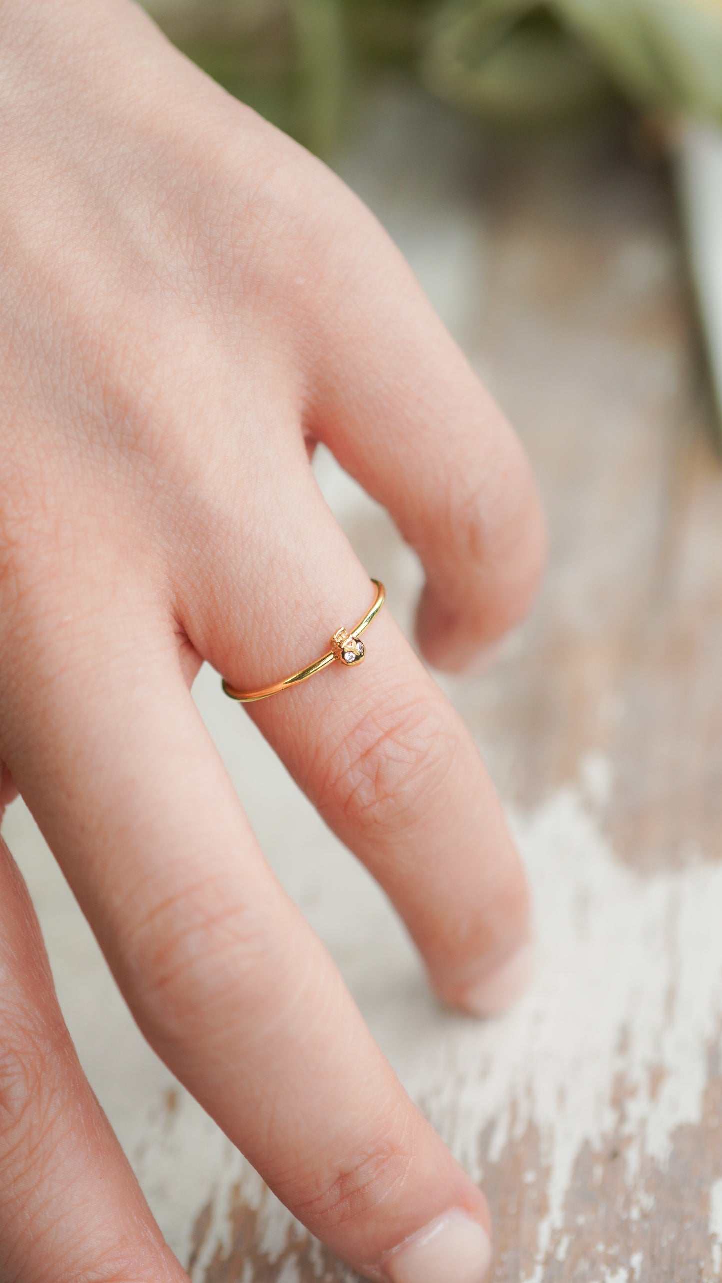 h-r-8-2-181 スカルリング - ダイヤ