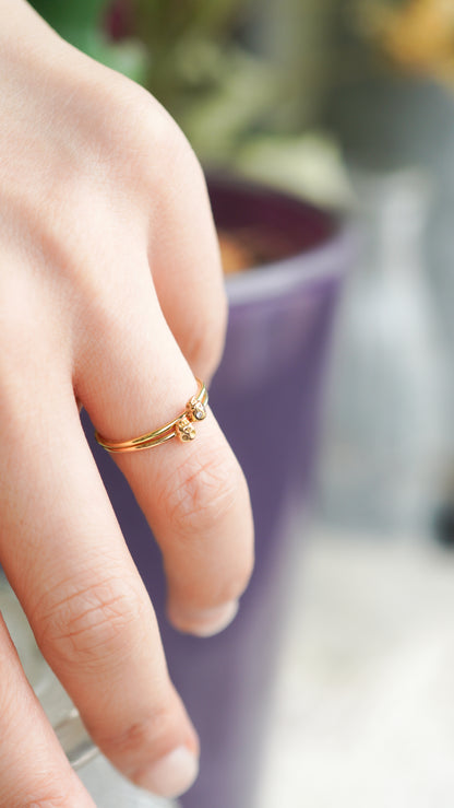 h-r-8-2-181 スカルリング - ダイヤ