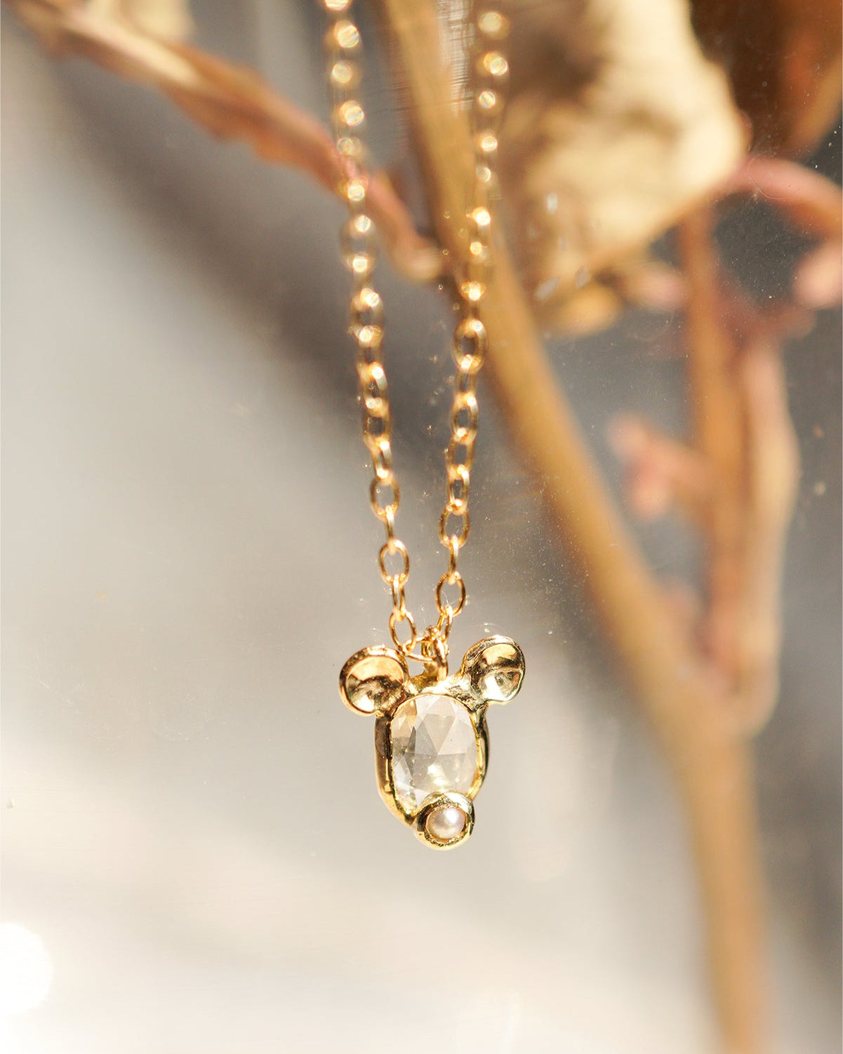 アニマルダイヤモンドネックレス bn-81