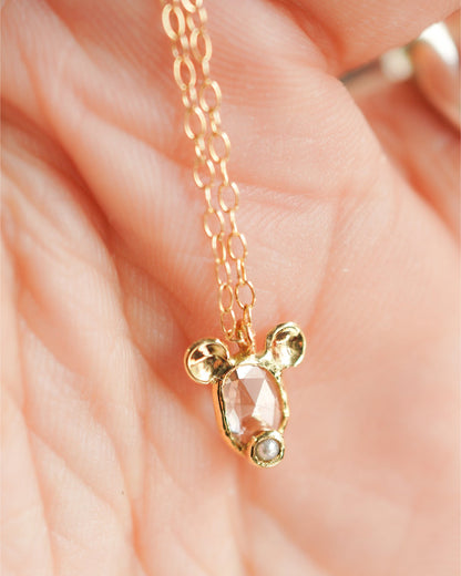 アニマルダイヤモンドネックレス bn-81