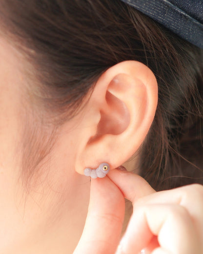 グレープアゲートピアス bp-74