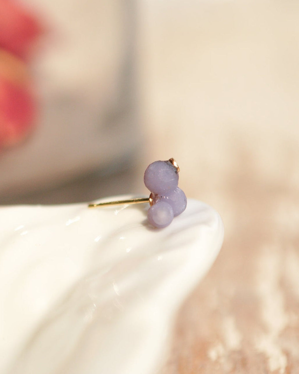 グレープアゲートピアス bp-75 通販 – hirondelle et pépin