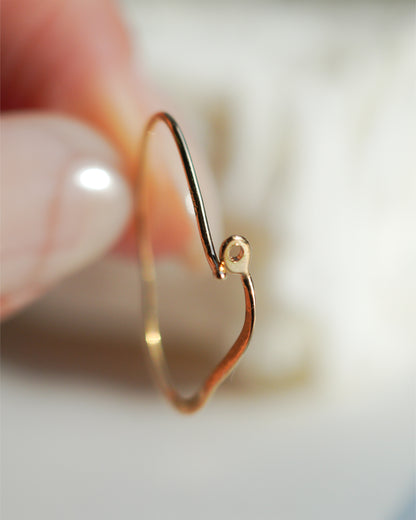 〔オンライン限定〕クラウドフープピアスL wp-1-25 (片耳)