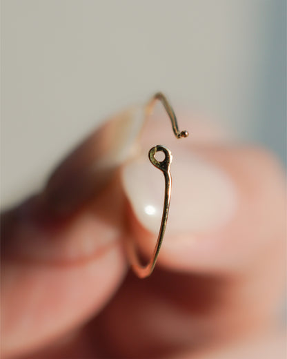 〔オンライン限定〕クラウドフープピアスL wp-4-25 (片耳)