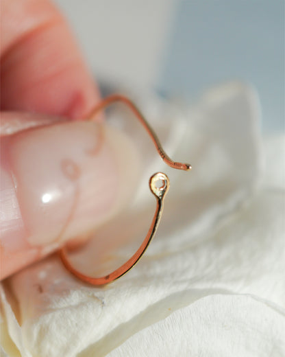 〔オンライン限定〕クラウドフープピアスL wp-4-25 (片耳)