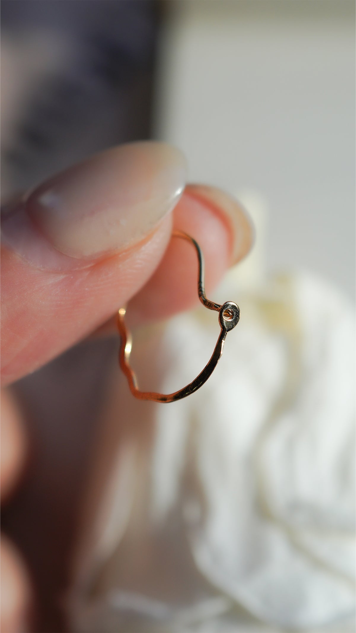 〔オンライン限定〕クラウドフープピアスM wp-5-25 (片耳)