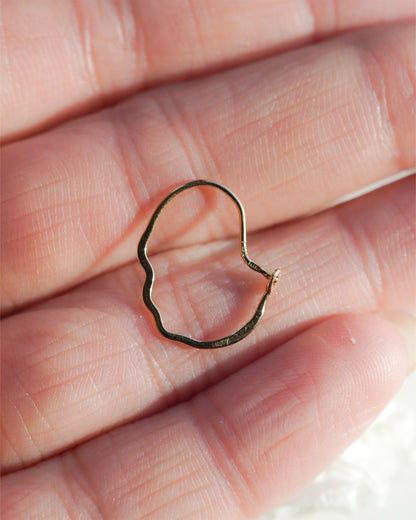 〔オンライン限定〕クラウドフープピアスM wp-5-25 (片耳)