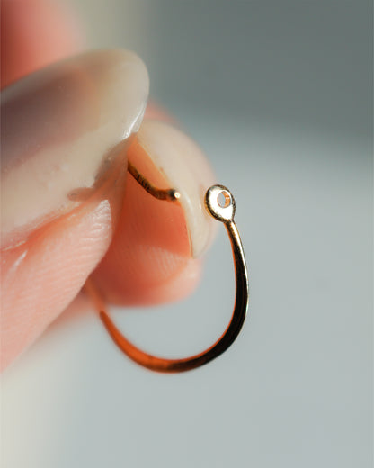 〔オンライン限定〕クラウドフープピアスM wp-6-25 (片耳)