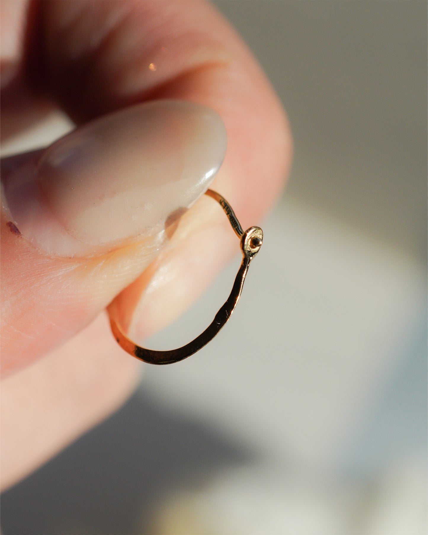 〔オンライン限定〕クラウドフープピアスM wp-7-25 (片耳)