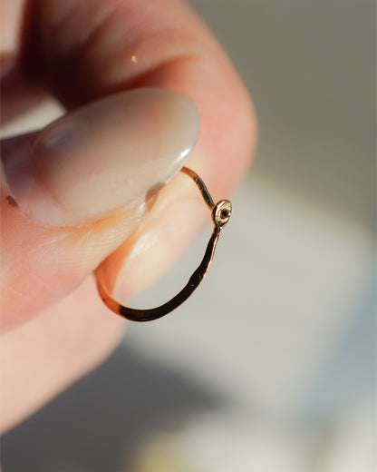 〔オンライン限定〕クラウドフープピアスM wp-7-25 (片耳)