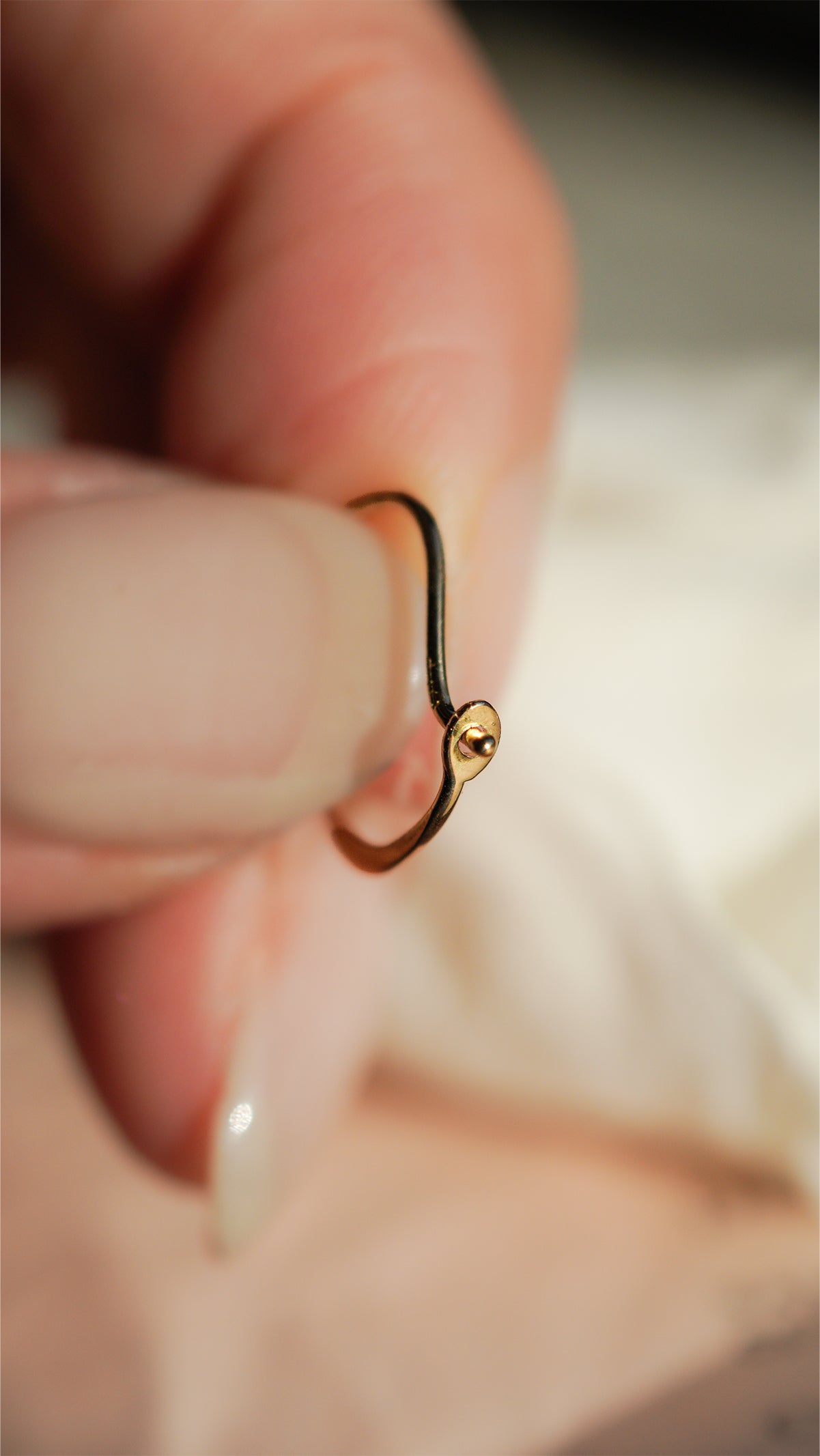 〔オンライン限定〕クラウドフープピアスS wp-10-25 (片耳)