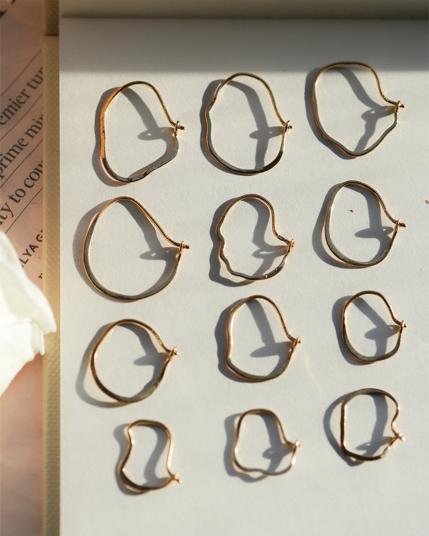 〔オンライン限定〕クラウドフープピアスL wp-3-25 (片耳)