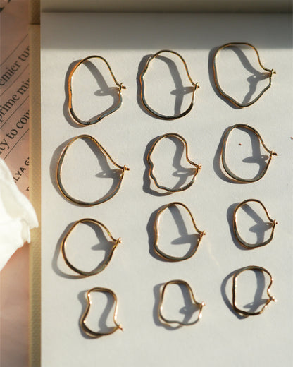 〔オンライン限定〕クラウドフープピアスM wp-8-25 (片耳)