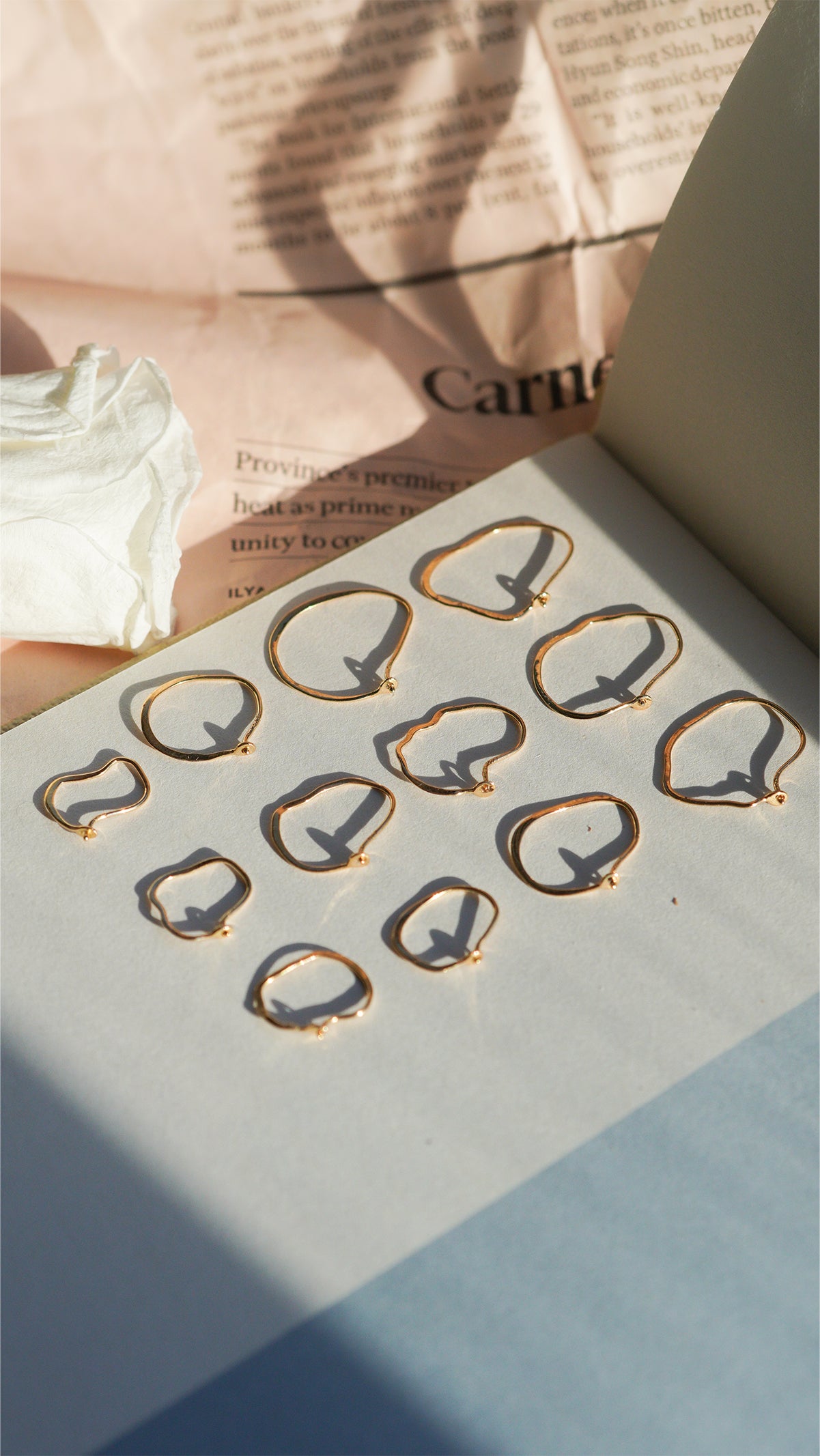 〔オンライン限定〕クラウドフープピアスS wp-9-25 (片耳)