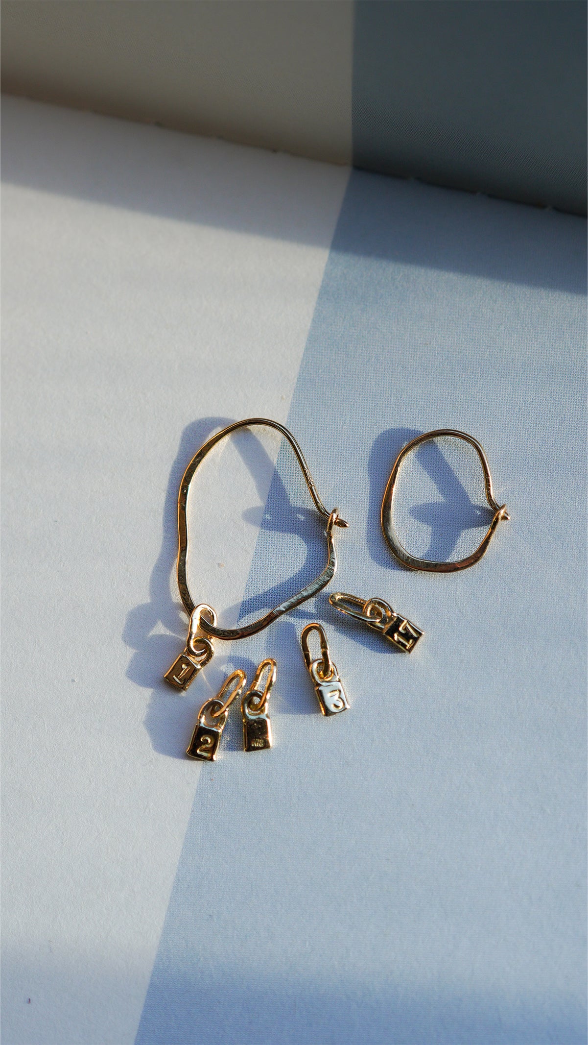 〔オンライン限定〕クラウドフープピアスS wp-9-25 (片耳)