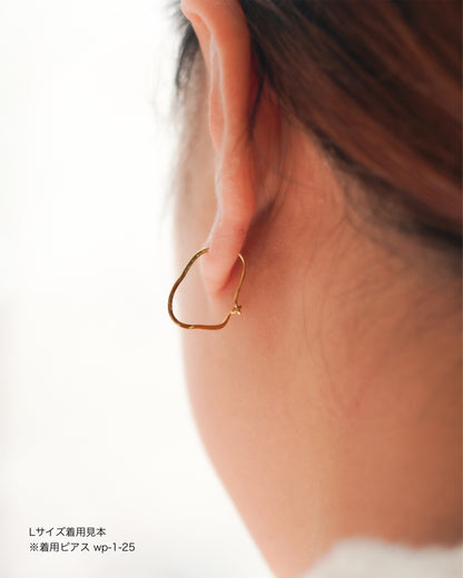 〔オンライン限定〕クラウドフープピアスL wp-1-25 (片耳)