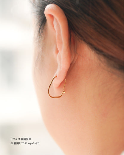 〔オンライン限定〕クラウドフープピアスL wp-1-25 (片耳)