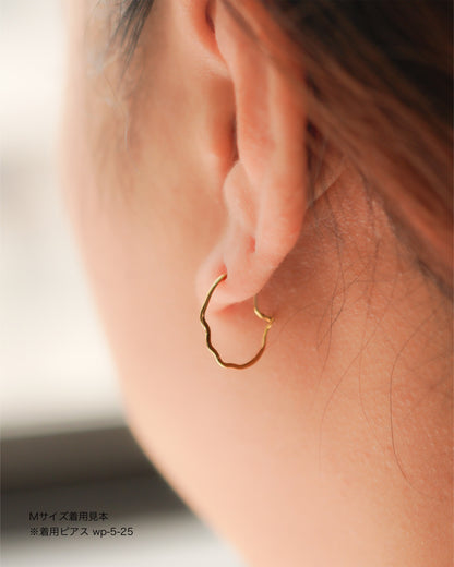 〔オンライン限定〕クラウドフープピアスM wp-5-25 (片耳)