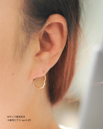 〔オンライン限定〕クラウドフープピアスM wp-7-25 (片耳)
