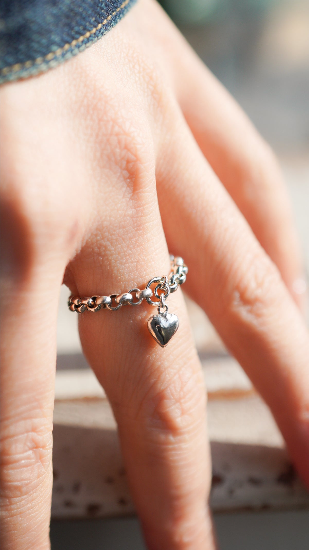 シルバーハート チェーンリング イロンデール オンライン限定