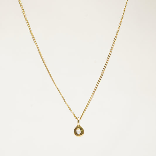 hn-287 ミニローズカットダイヤネックレス